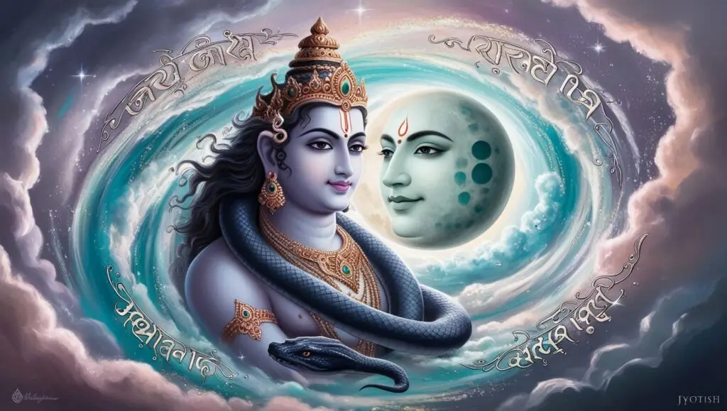 Default_Lord_Moon_and_Rahu_Jyotish_a_mystical_digital_painting_1